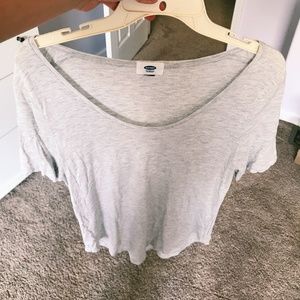 Grey Flowy T-Shirt